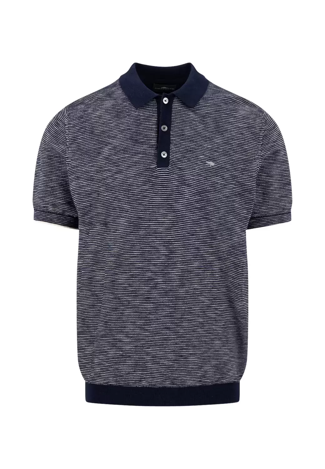 Polo, striped, Cotton Linen