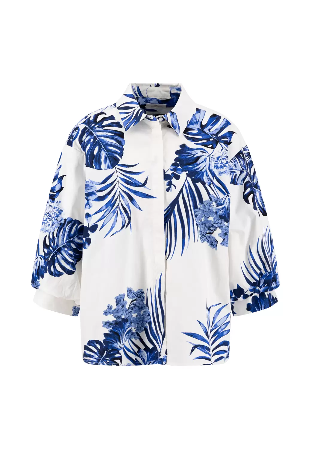 BLOUSE PUFFY SLEEVES TROPICS