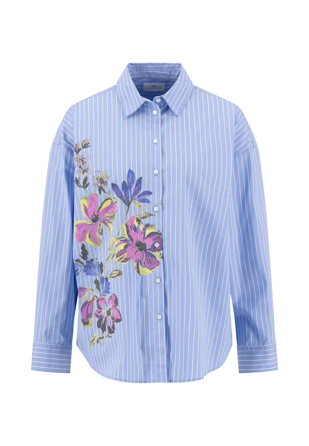 BLOUSE FLOWER STRIPE