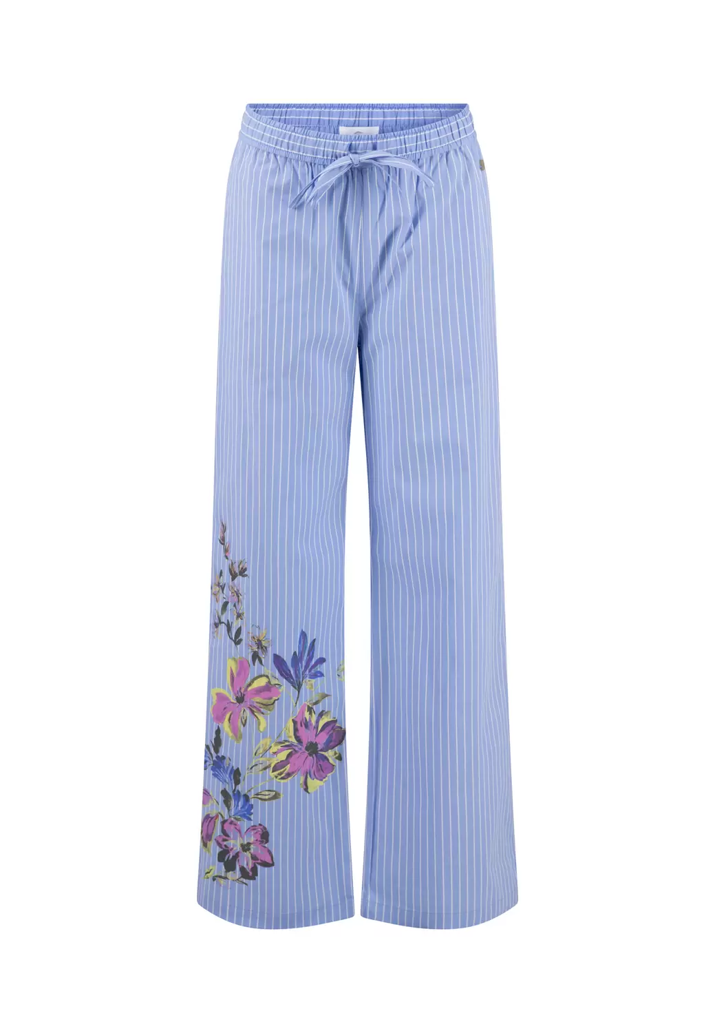 PANTS FLOWER STRIPE