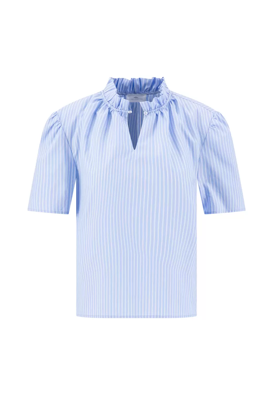 BLOUSE 1/2 FRILLS STRIPE