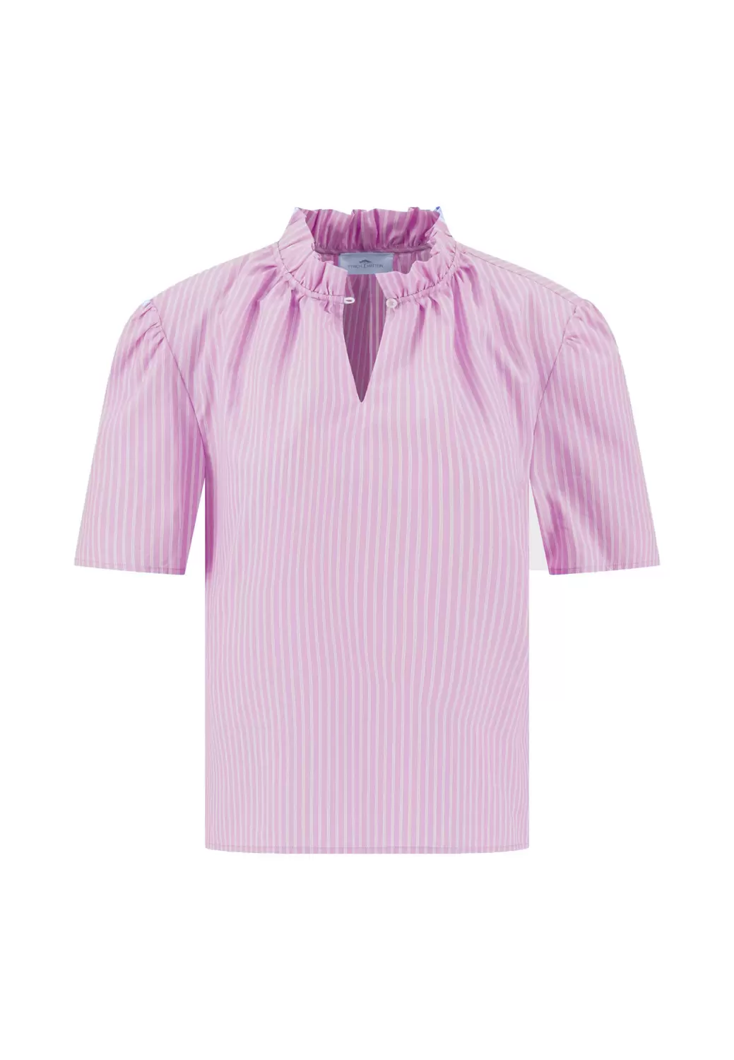 BLOUSE 1/2 FRILLS STRIPE