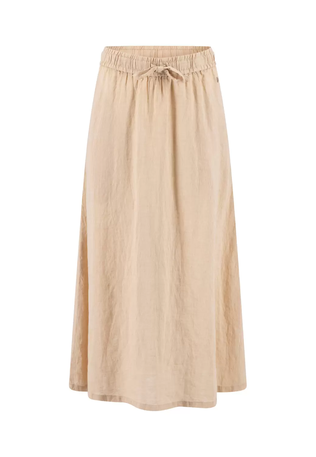 SKIRT LONG LINEN MIX CHAM