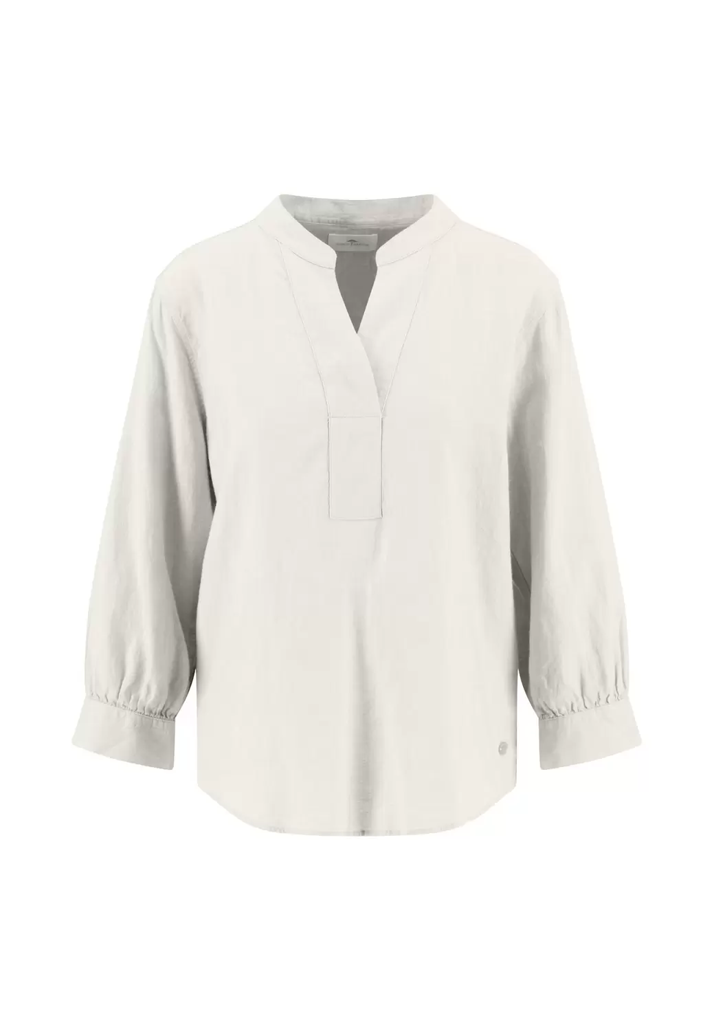 BLOUSE 3/4 TUNIC LINEN MIX CHAM