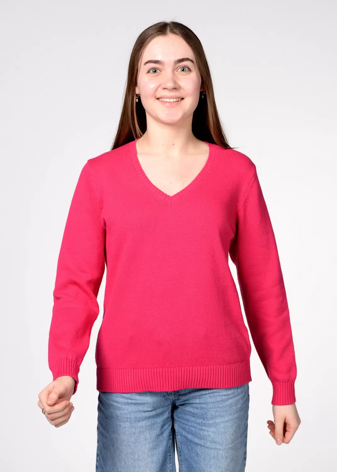 V-Pullover, 1/1 Arm, uni female
