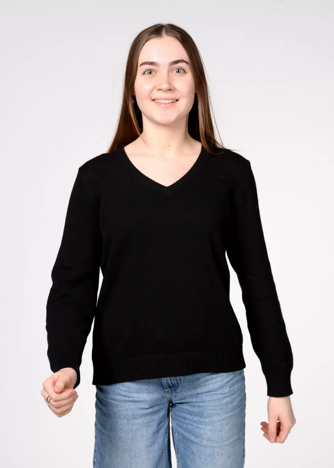 V-Pullover, 1/1 Arm, uni female