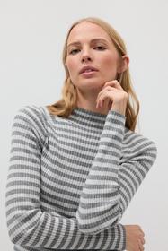 Striped Turtleneck knitted