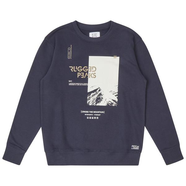 Kn.-Sweatshirt - 615/DARK MARINE