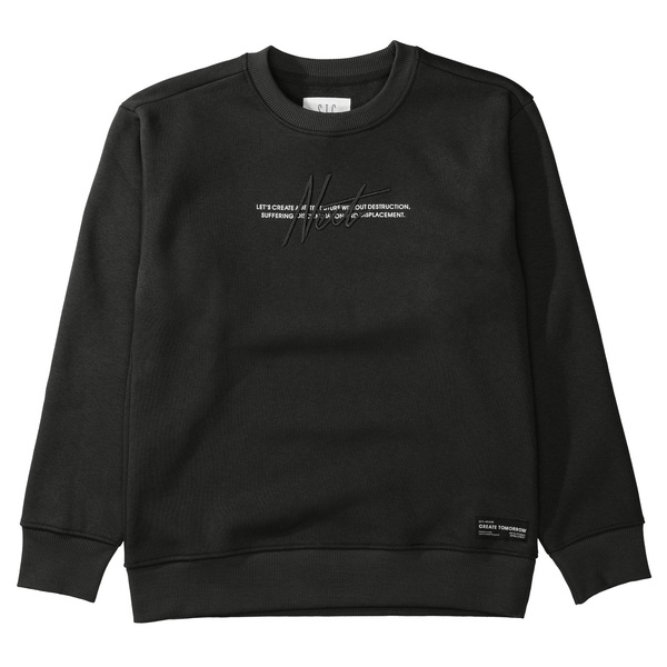 Kn.-Sweatshirt, oversized - 805/DARK GRAPHITE