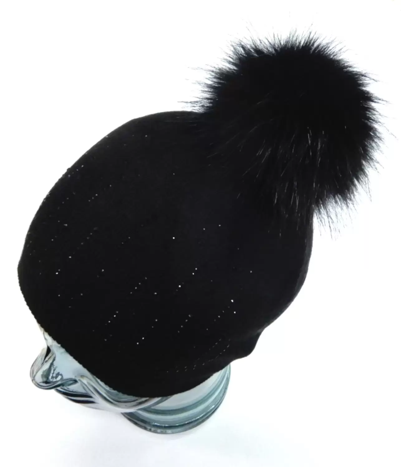 Strickmütze m. Bommel