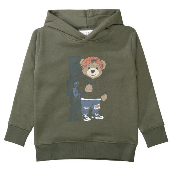 Kn.-Hoodie - 516/DEEP OLIVE