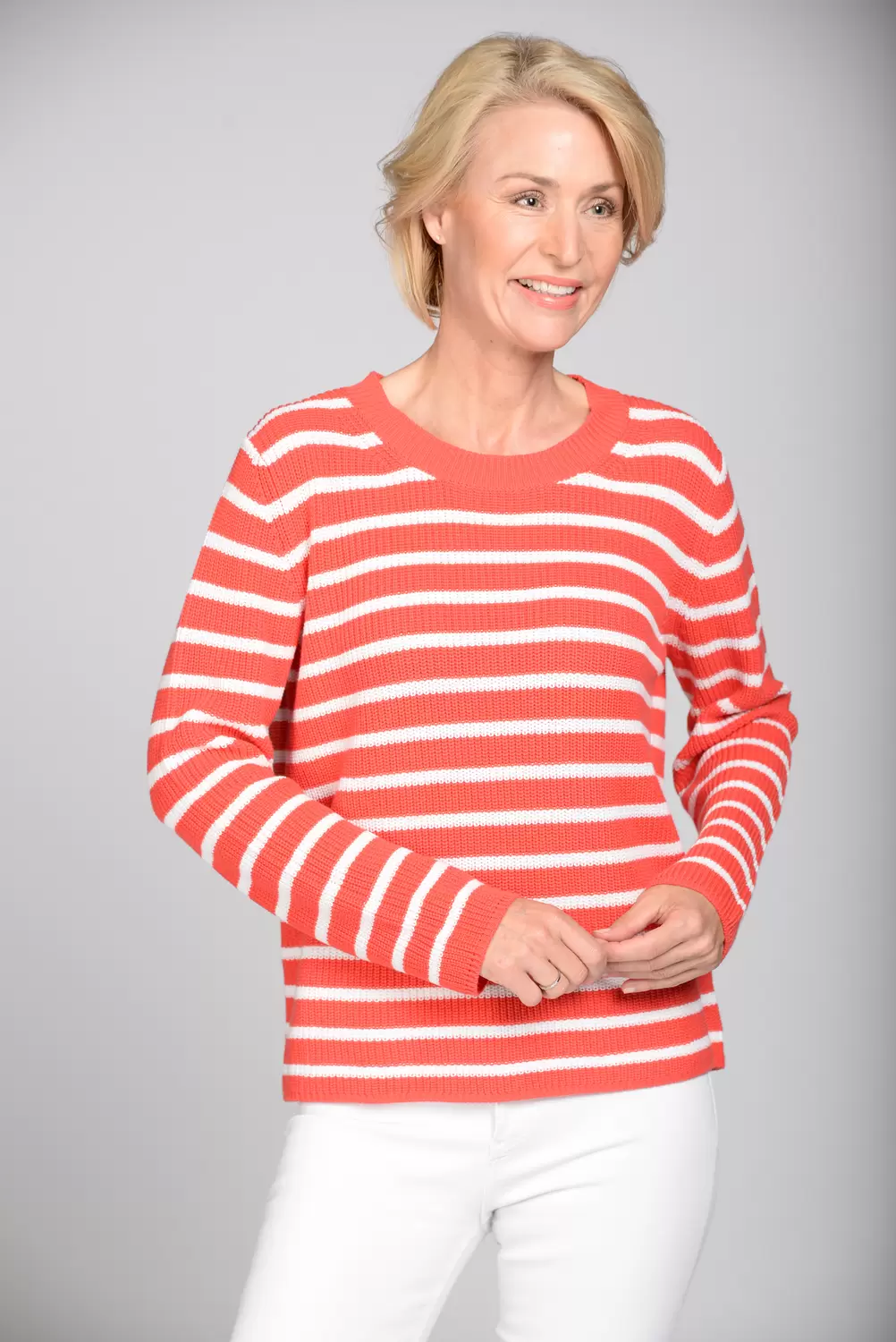 Rdh.-Pullover, Streifen female