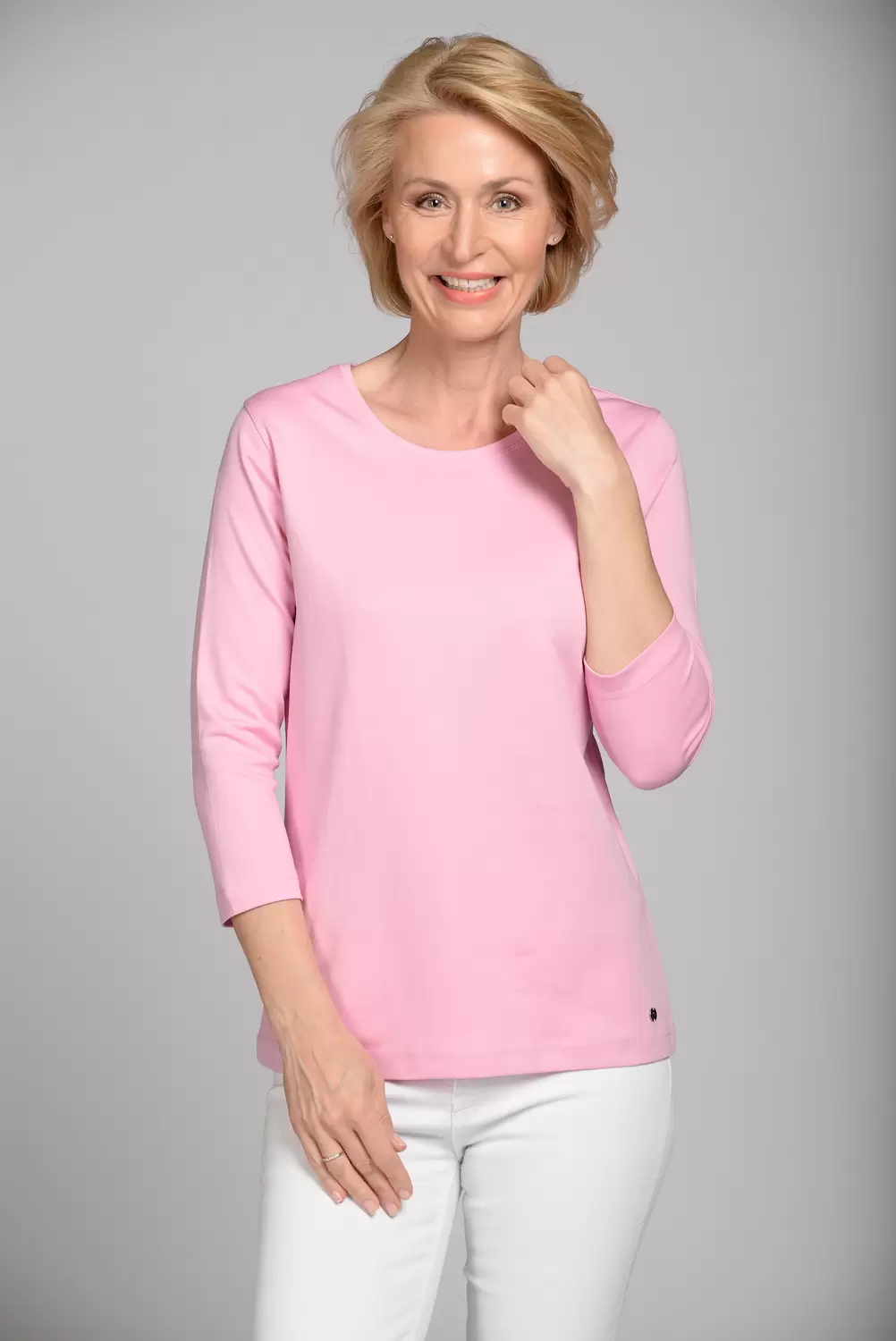 Rdh.-Shirt, 3/4 Arm, uni