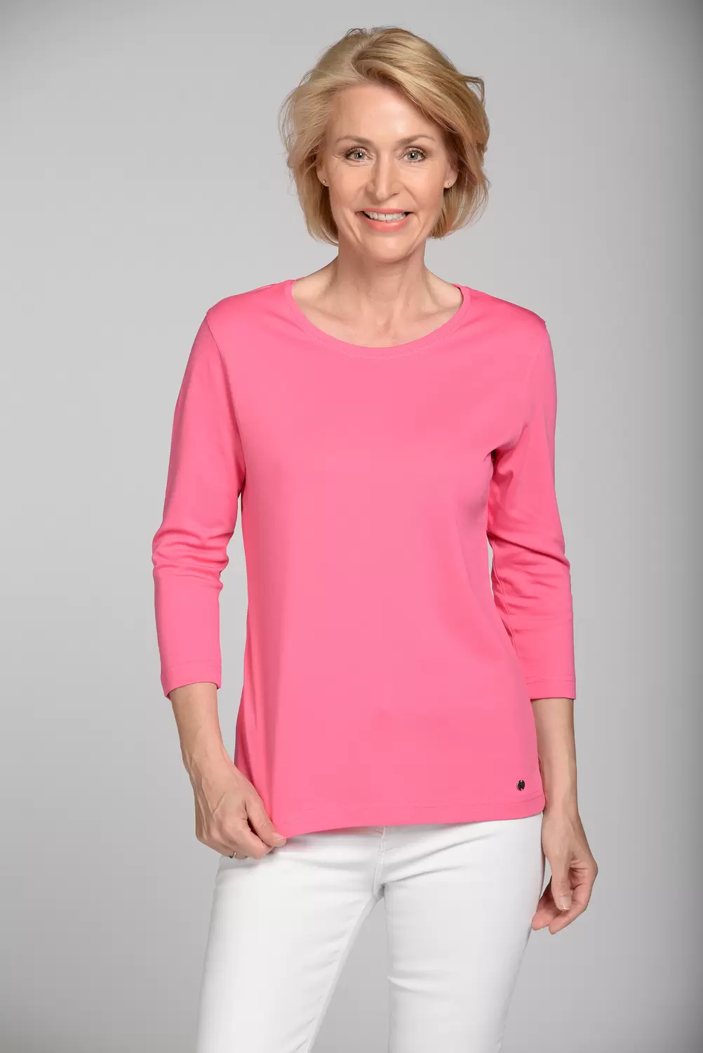 Rdh.-Shirt, 3/4 Arm, uni female
