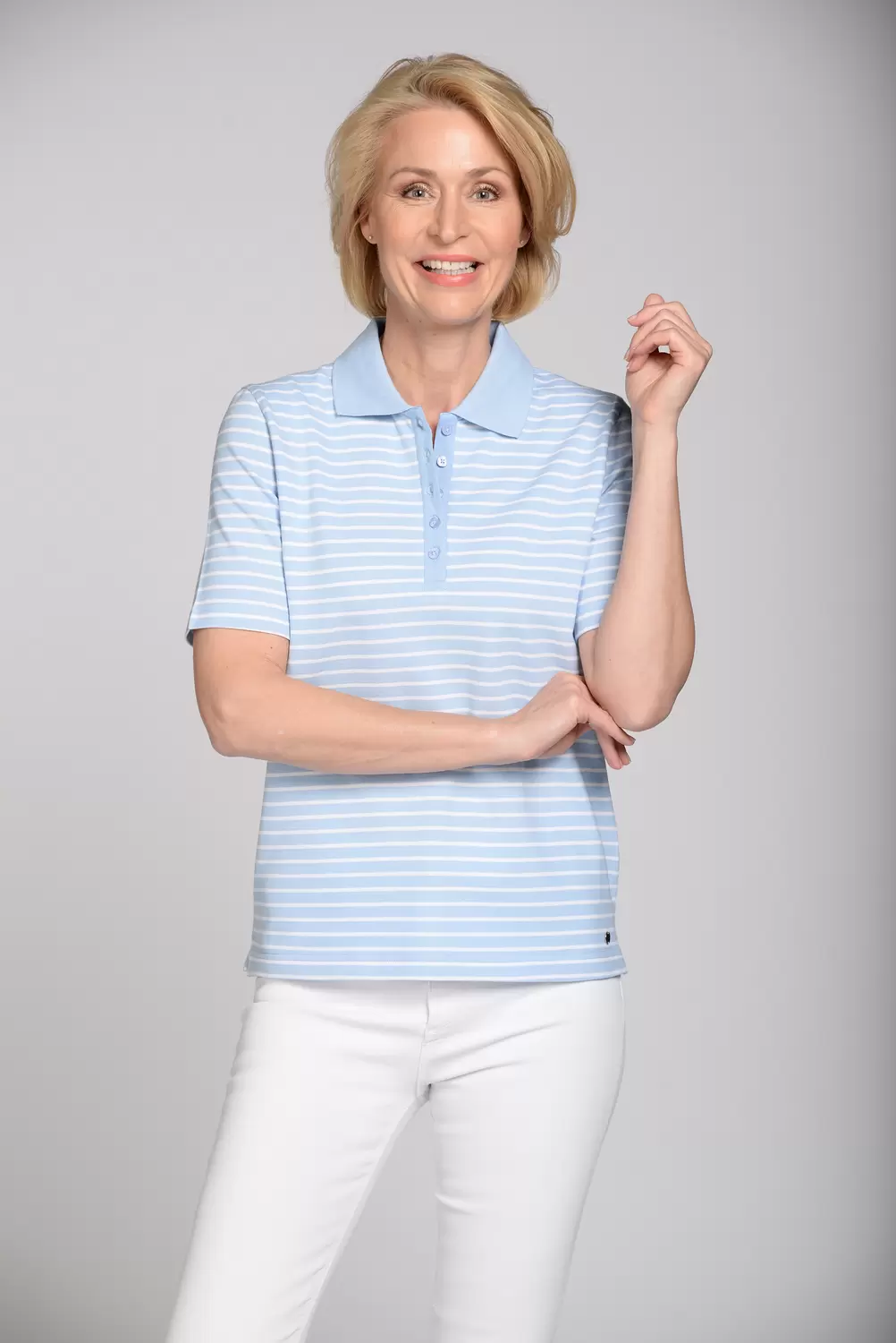 Polo-Shirt, 1/2 Arm, Ringel