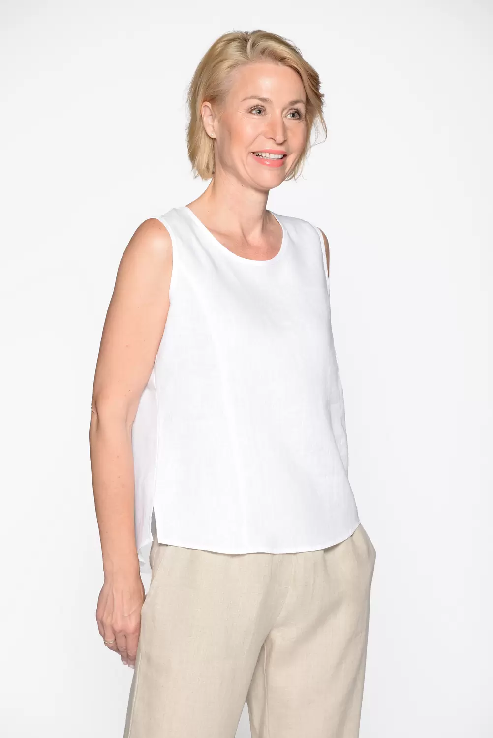 Rdh.-Top, uni, ohne Arm