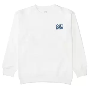 Kn.-Sweatshirt, oversized - 106/CREAM WHITE
