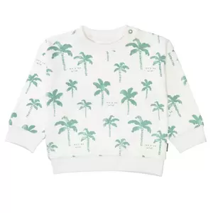 Kn.-Sweatshirt,oversized - 102/PALM TREE AOP