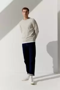 NOS Rundhals Pullover - 147/CLOUD MEL.