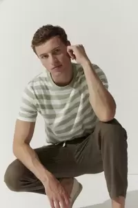 Rundhals T-Shirt 1/2 Arm - 557/EUCALYPTUS