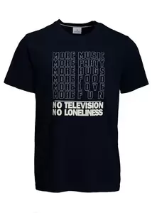 Rundhals T-Shirt 1/2 Arm - 657/NIGHT BLUE