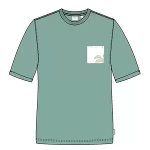 Rundhals T-Shirt 1/2 Arm - 558/LAGOON
