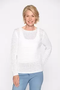 Rdh.-Pullover, 1/1 Arm, uni