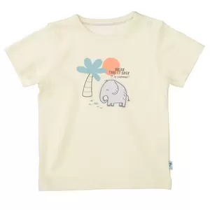 Kn.-T-Shirt - 203/VANILLE