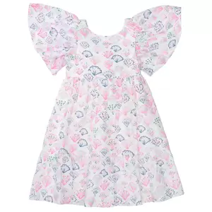 Md.-Kleid - 104/SOFT WHITE AOP