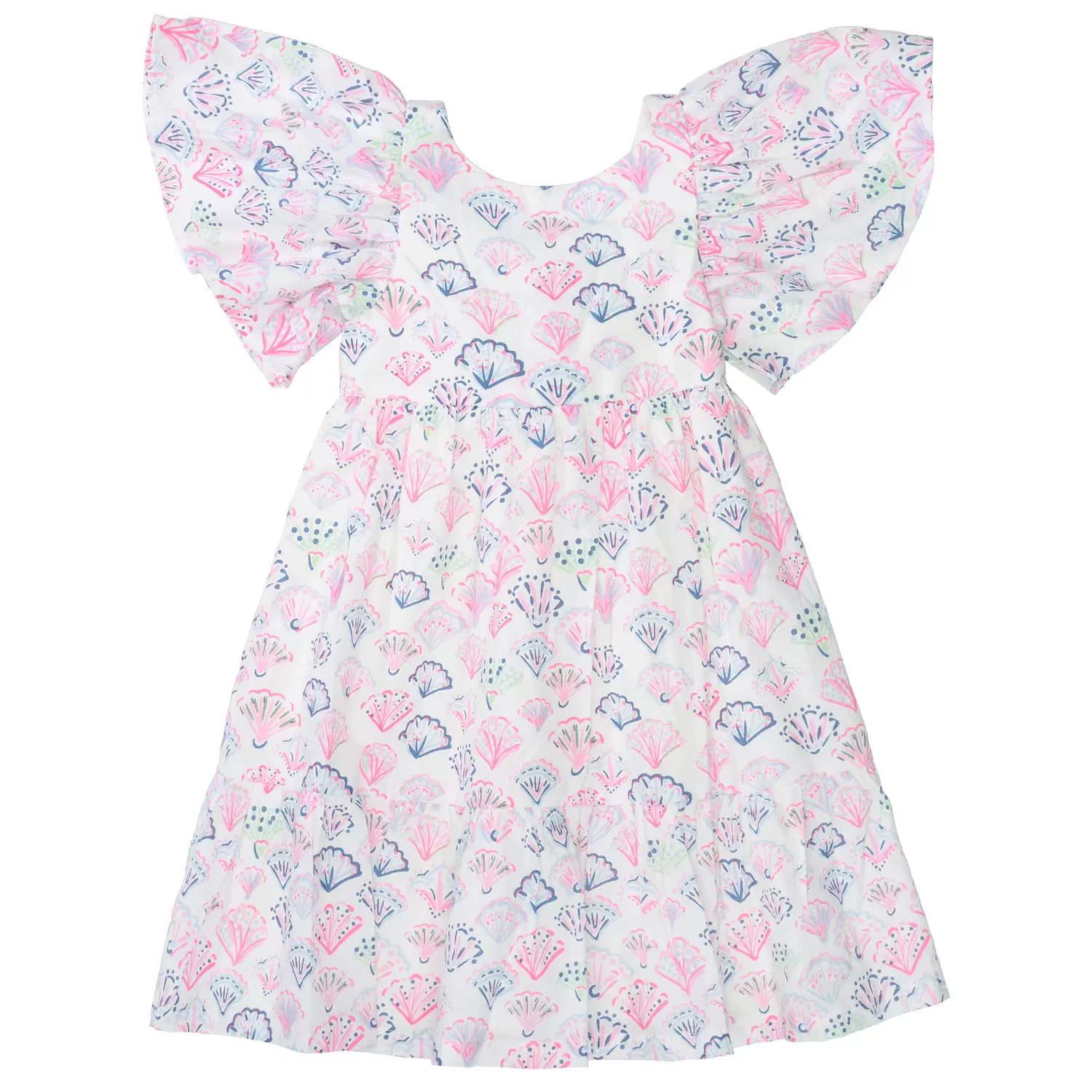 Md.-Kleid - 104/SOFT WHITE AOP