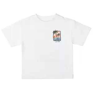 Kn.-T-Shirt, oversized - 106/CREAM WHITE