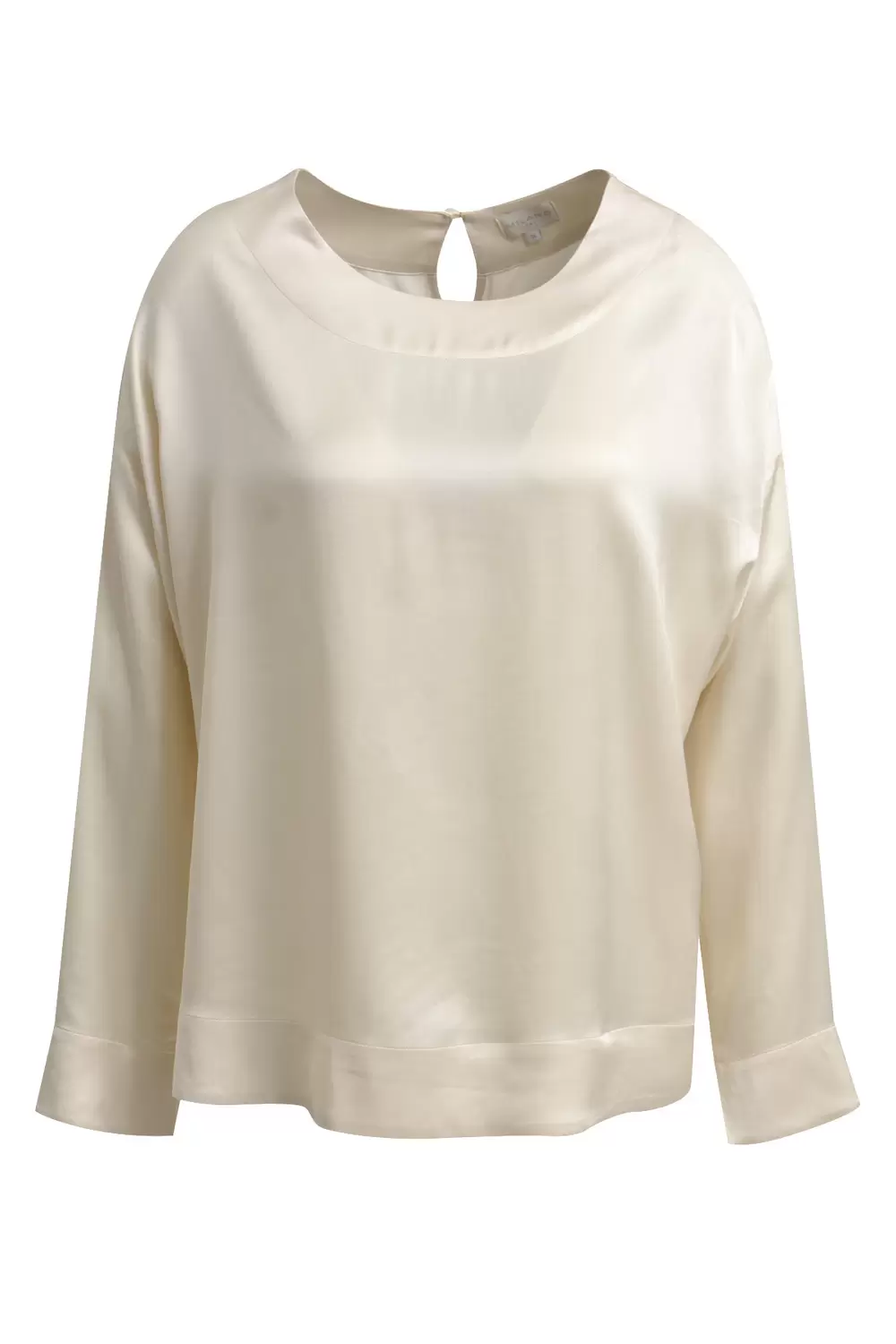 BLOUSE W ROUNDNECK, OVERSIZED SHOUL female