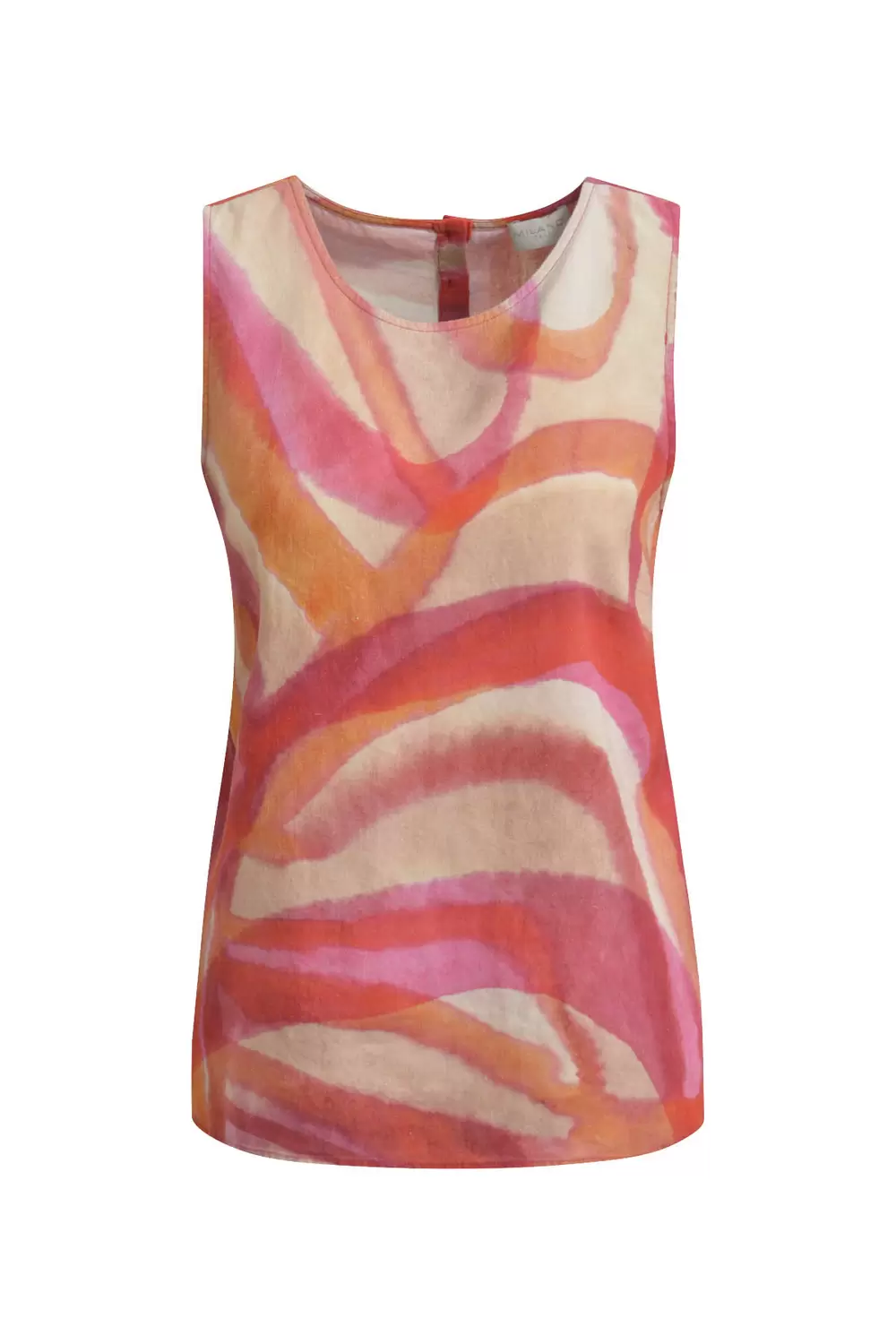 SLEEVELESS BLOUSE WITH ROUNDNECK female