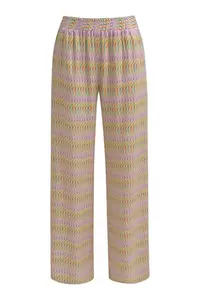 wideleg pants with elastic waist