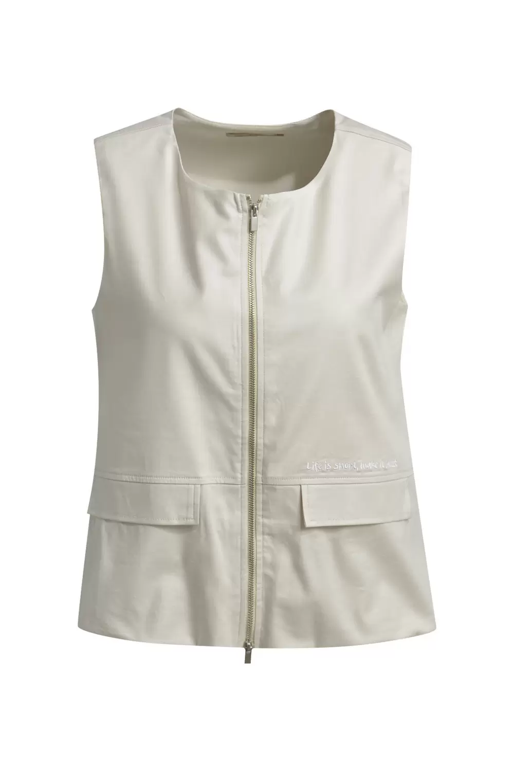 BLOUSE TOP WITH ZIPPER female