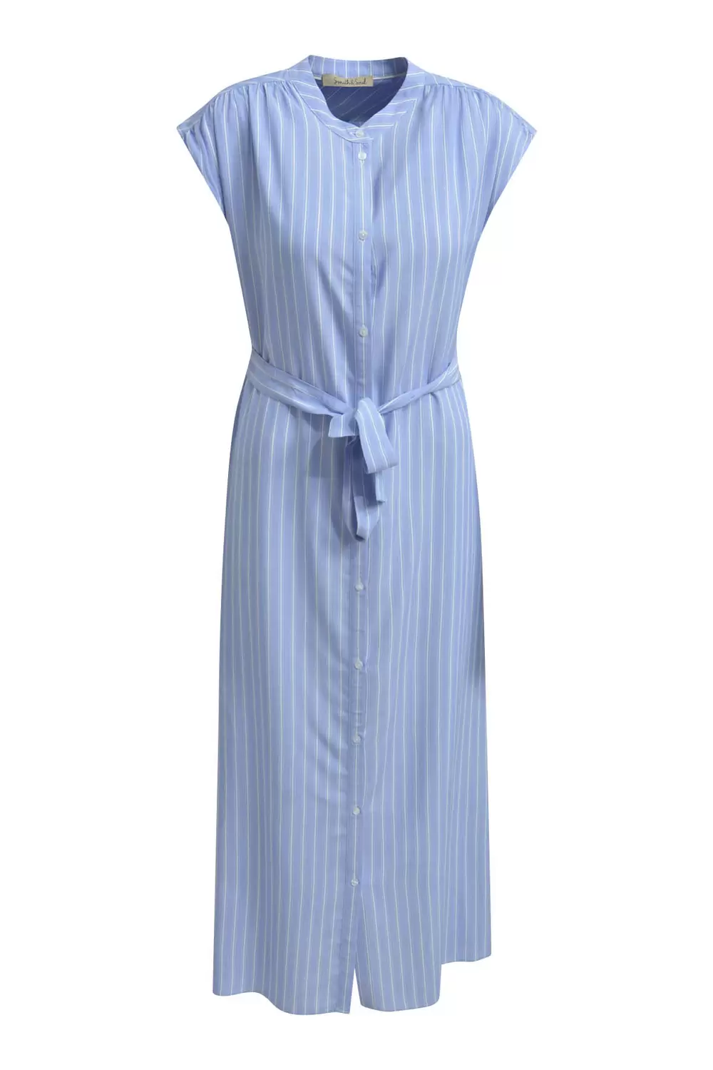STRIPED DRESS WITH BELT female