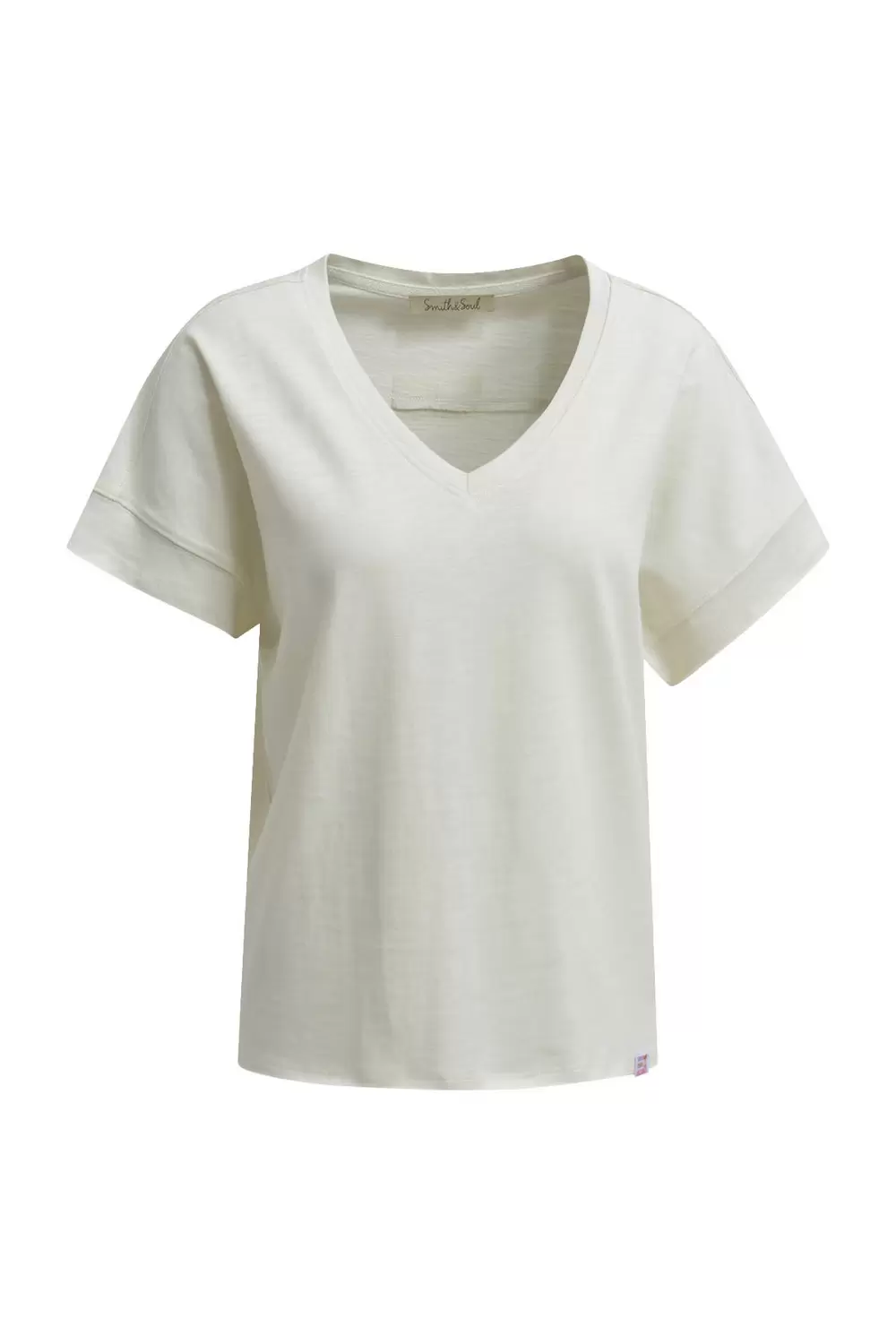 Relaxed Sweatshirt Shortsleeve V-Neck