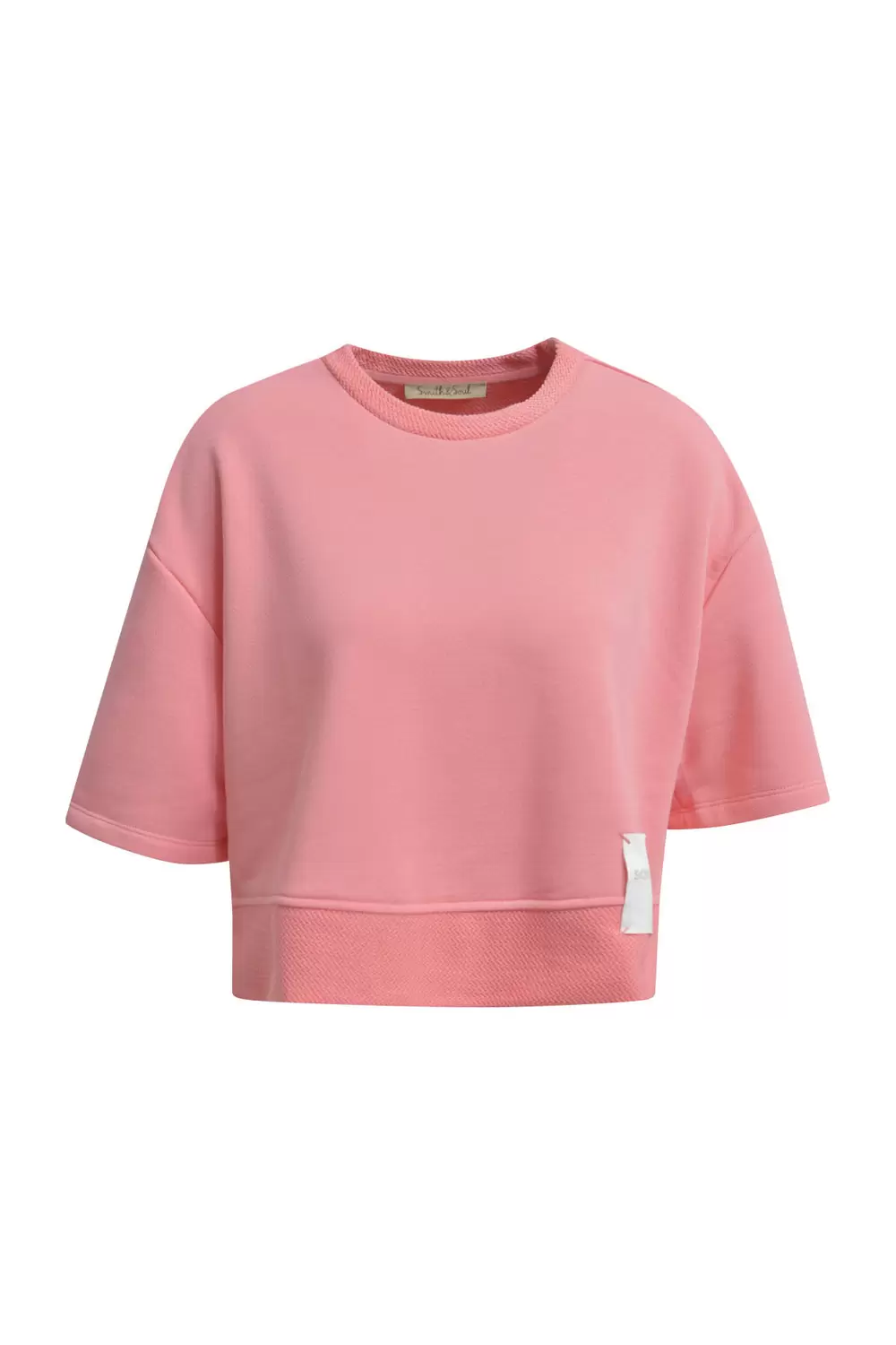 Cropped Sweatshirt Shortsleeve