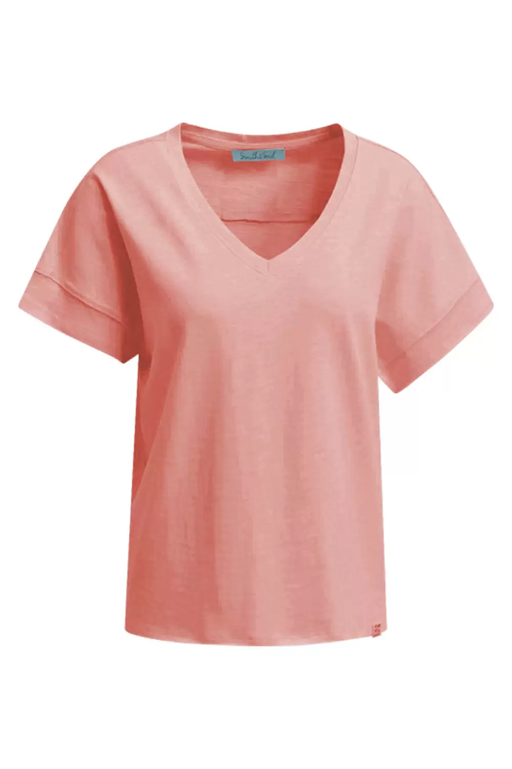 Relaxed Sweatshirt Shortsleeve V-Neck