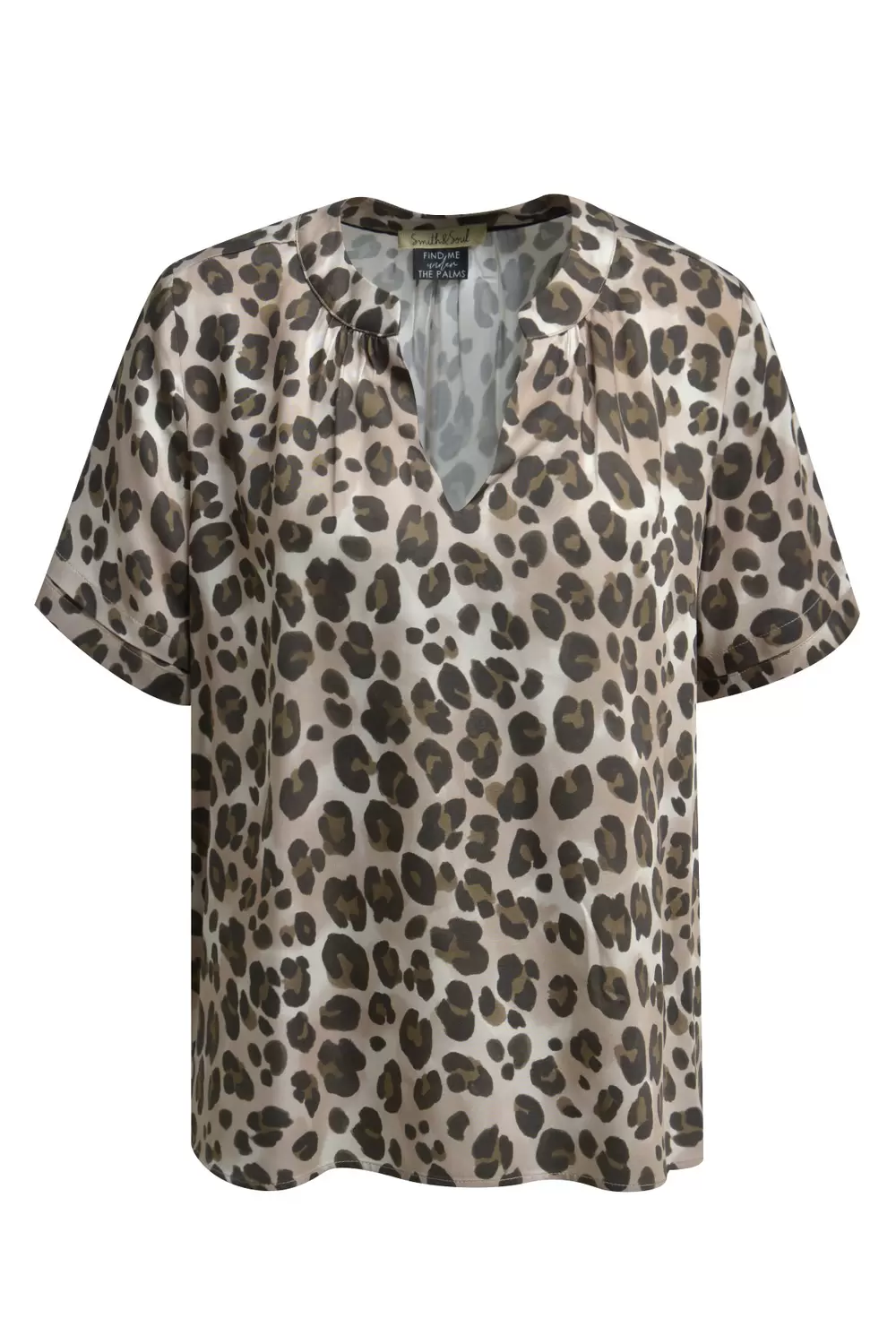 Half Slv V-neck Blouse