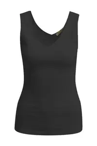 Rib Tanktop V-Neck