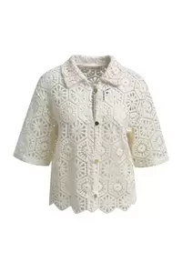 Crochet Short Sleeve Jacket