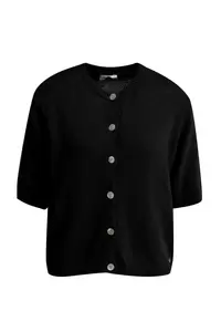Cardigan Knit Short Sleeves