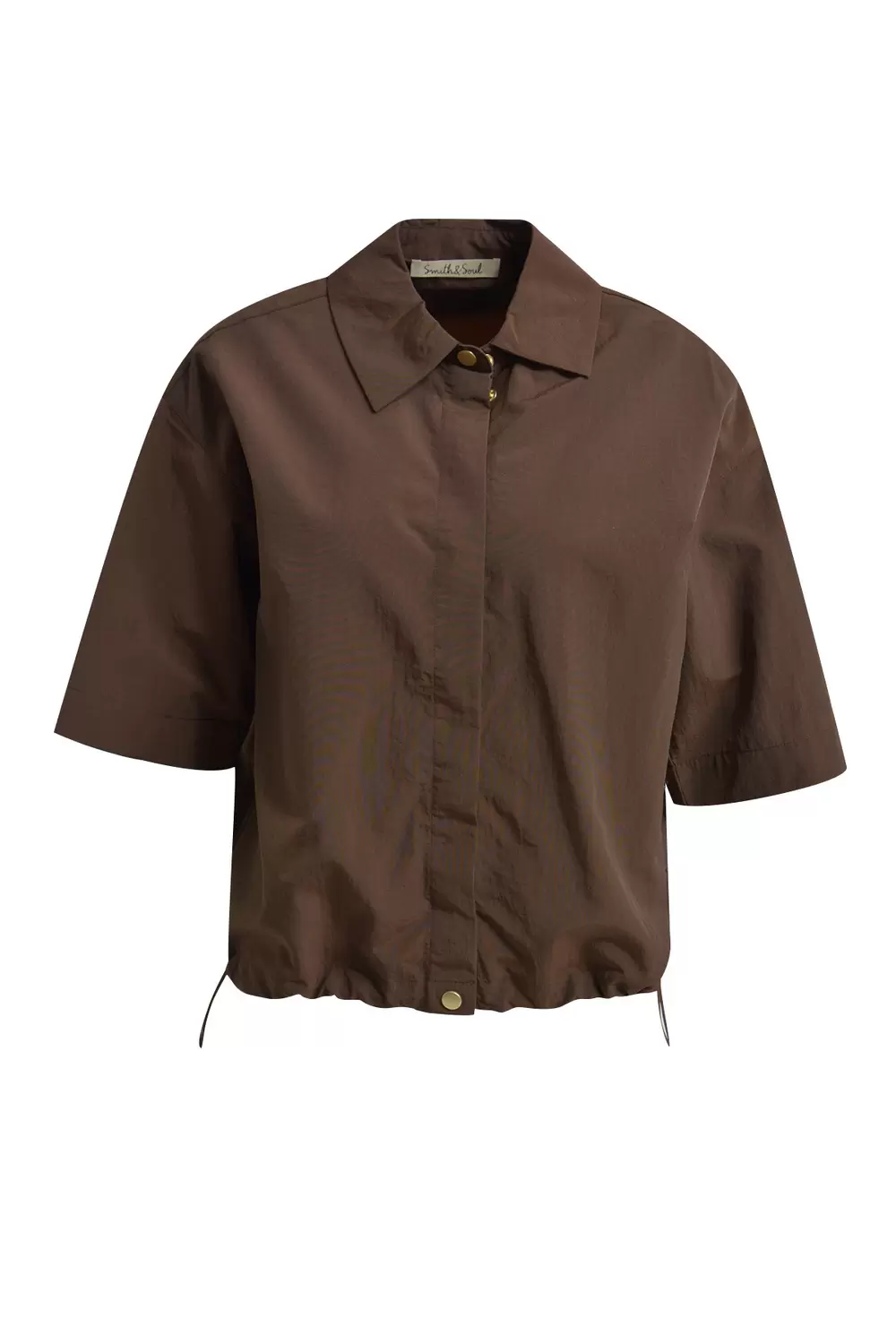 NYLON HALF SLV BLOUSE female
