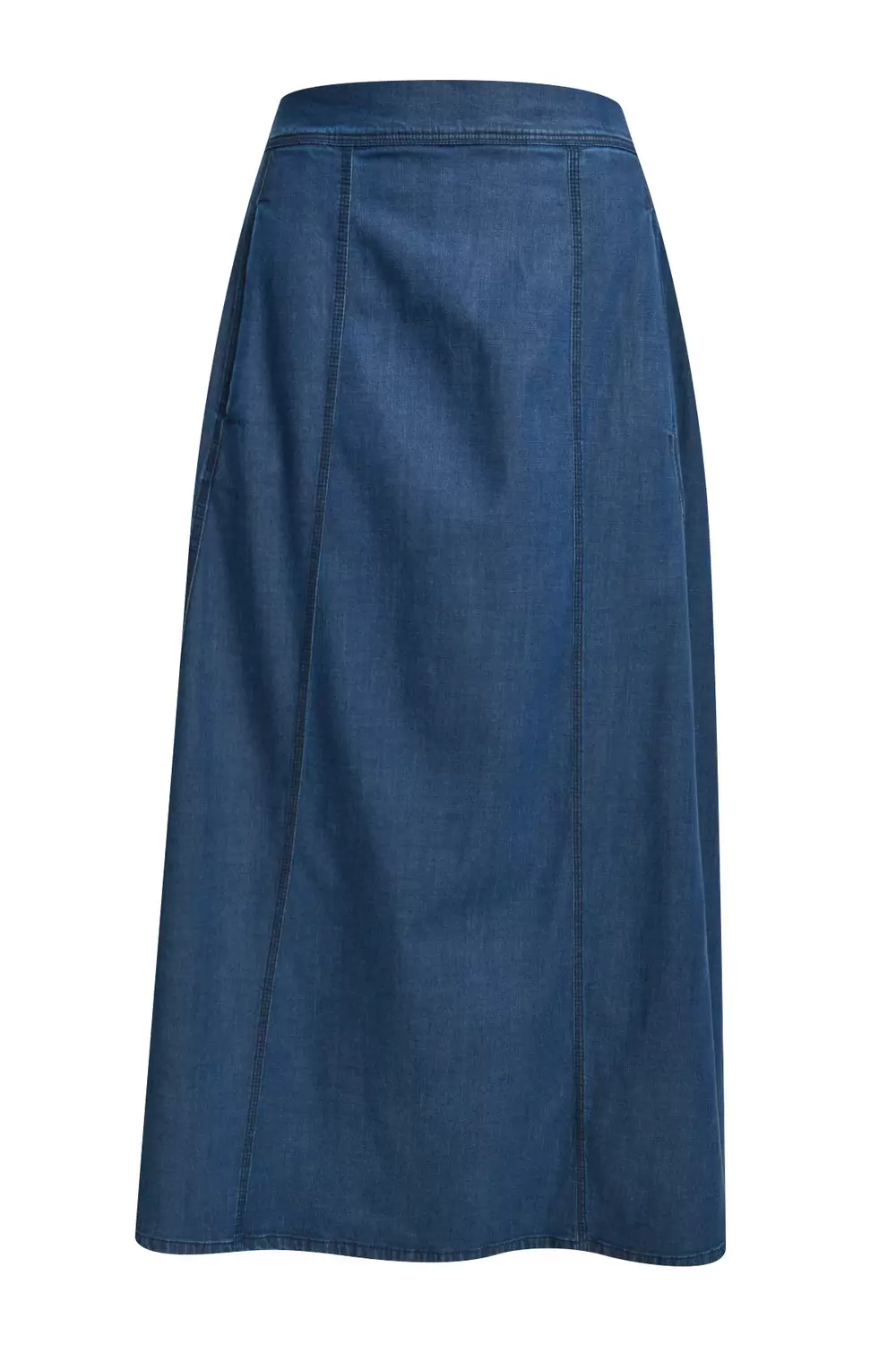 Lyocell Midi Skirt