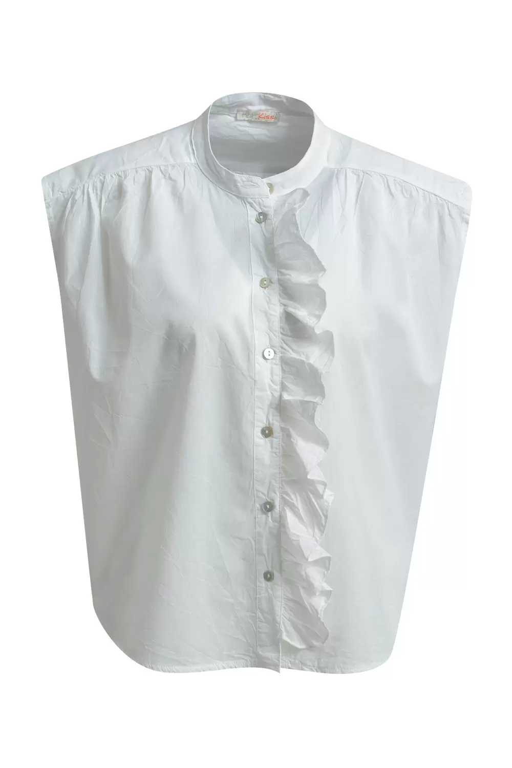 BLOUSE SLEEVELESS WITH VOLANTS female