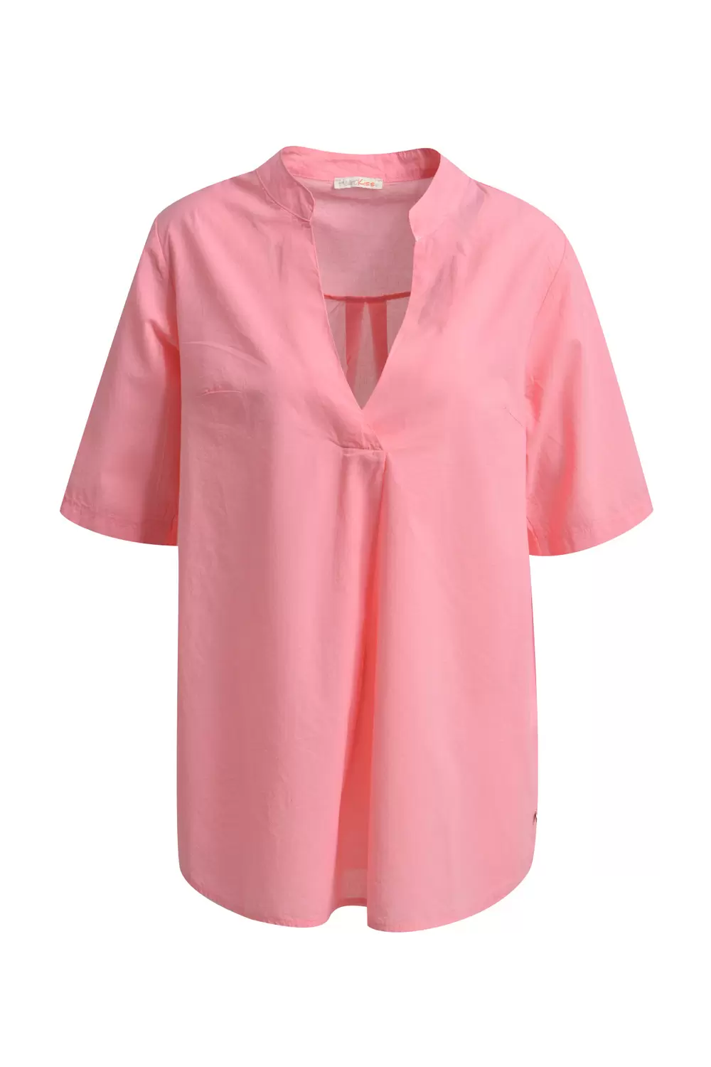 BLOUSE V-NECK SHORT SLEEVES female