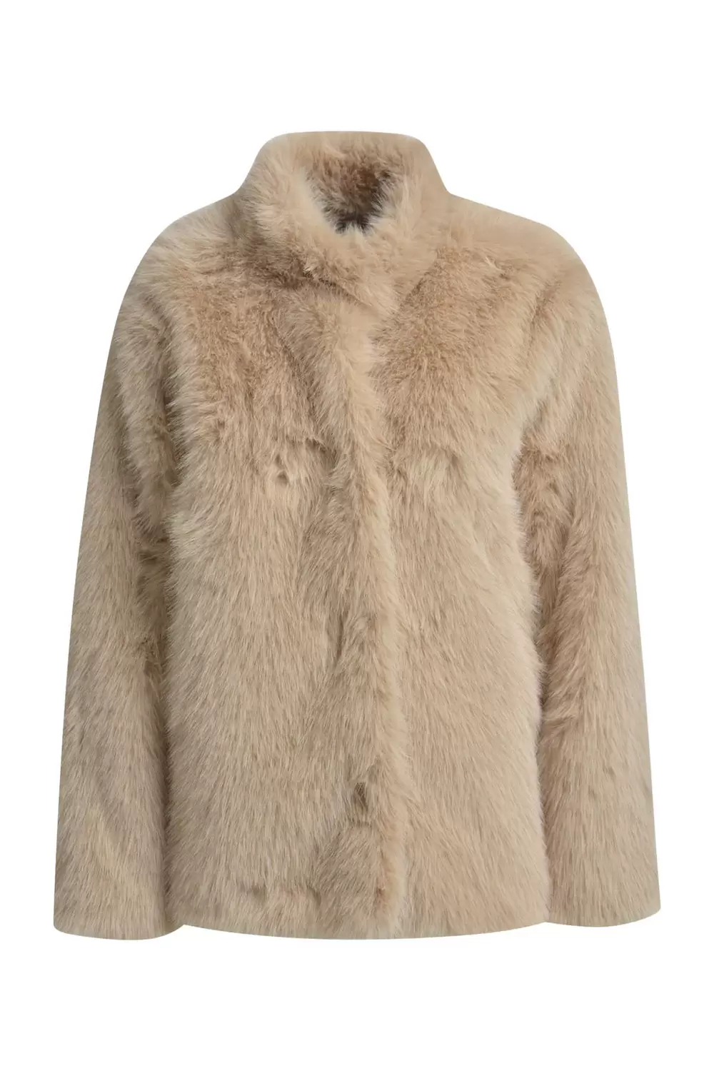 SHORT FAKE FUR JACKET female