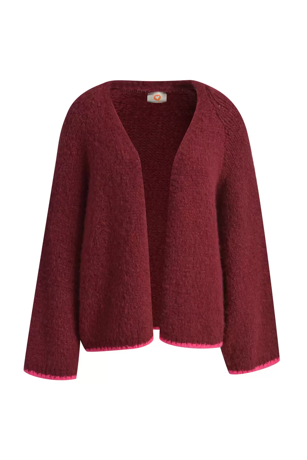 CARDIGAN WITH CONTRAST EDGE female
