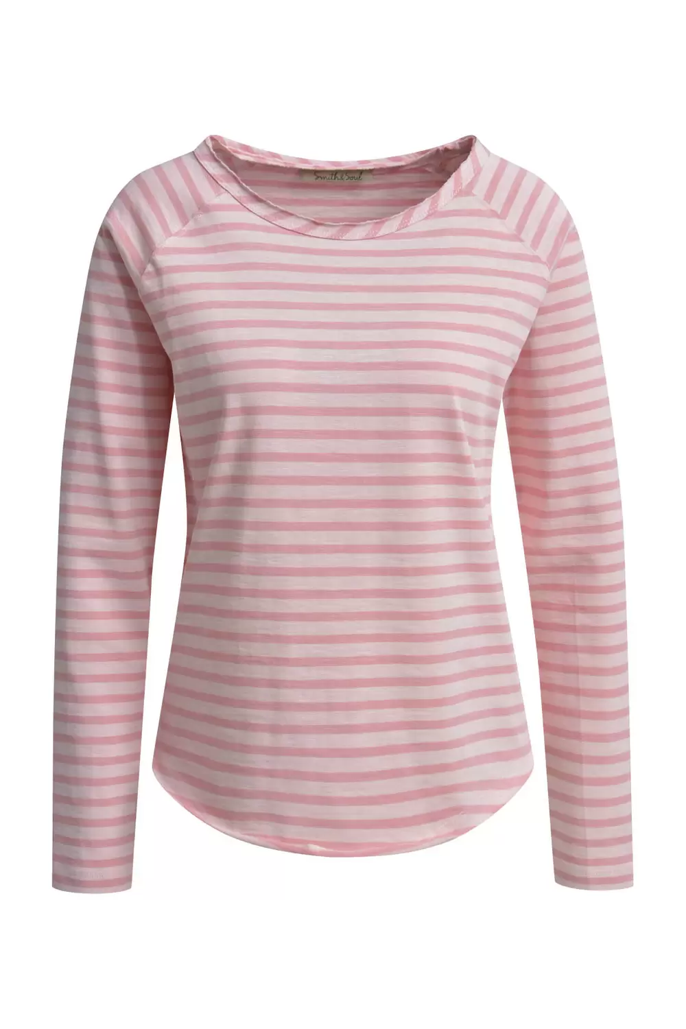 Regular Basic Sweat Raglan Striped